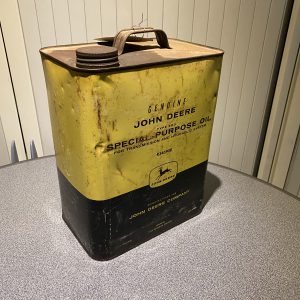John Deere olie blik