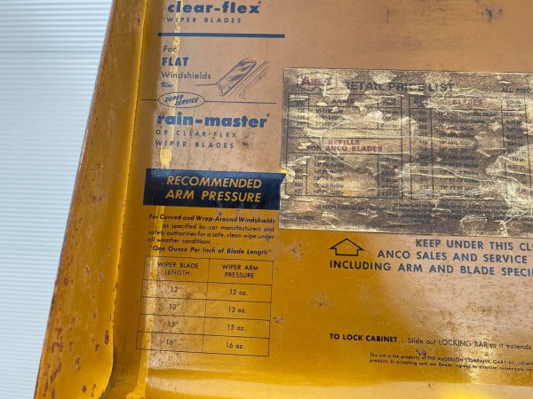 vintage ruitenwisser verzamel bak - Afbeelding 6