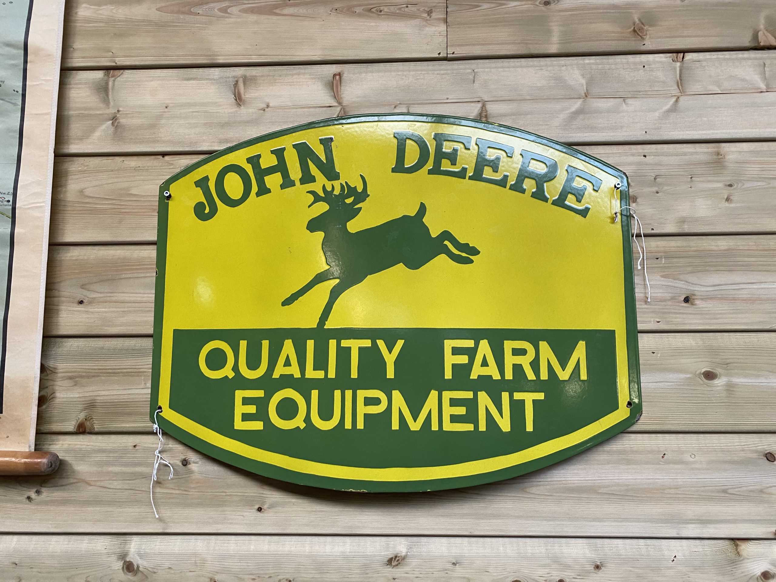 John Deere Emaille bord 