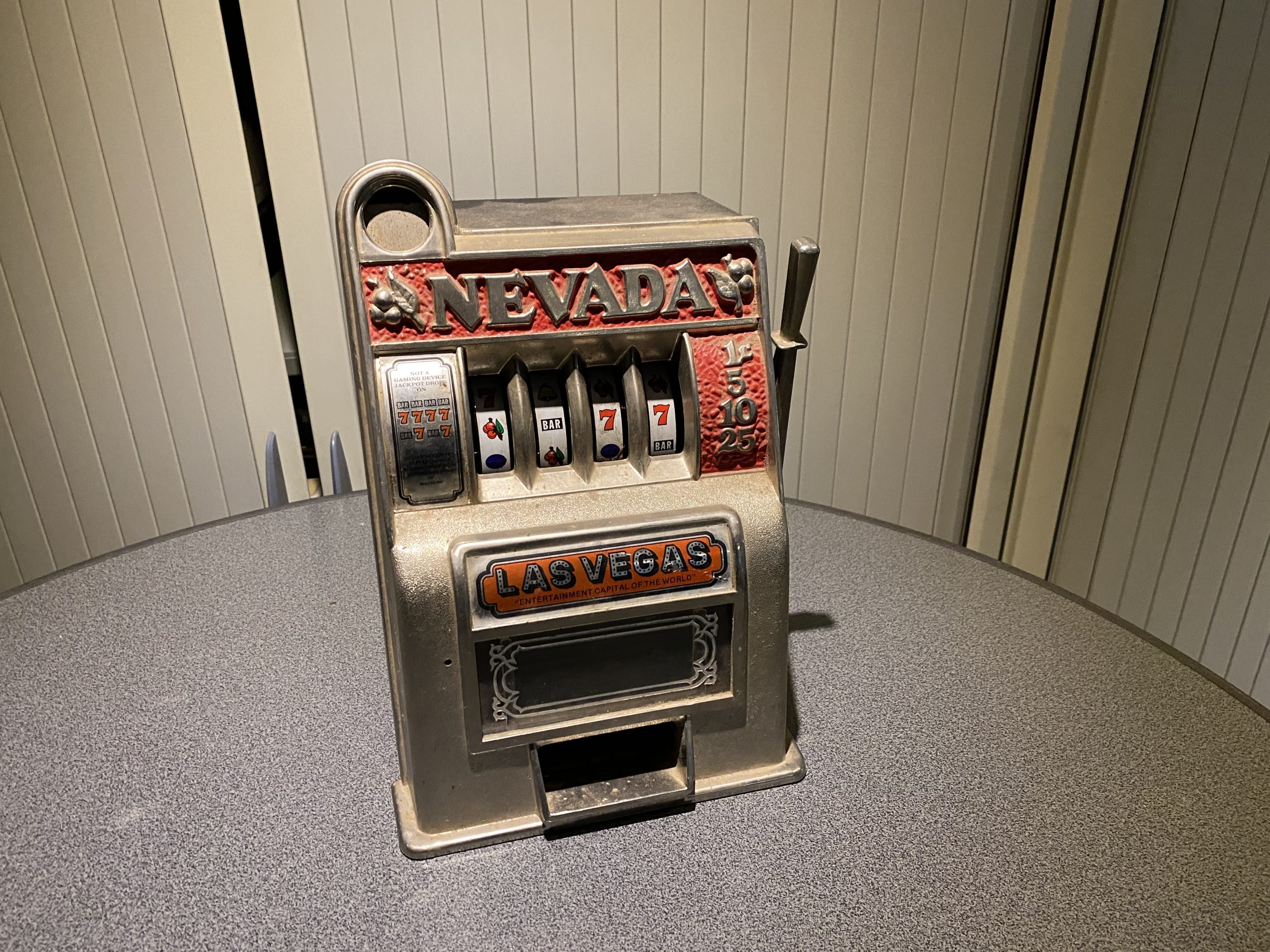 1970 Bonanza Slot Machine Bank