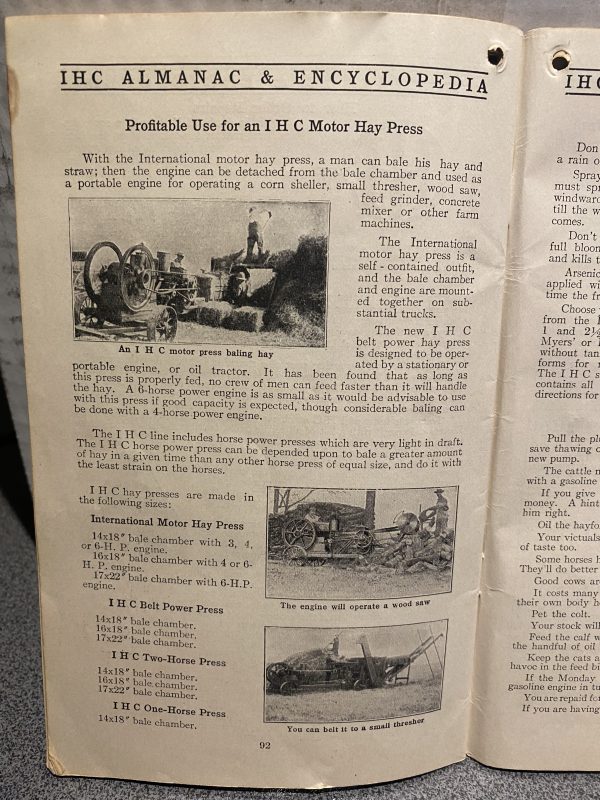IHC Almanac Encyclopedia  1914 - Afbeelding 3