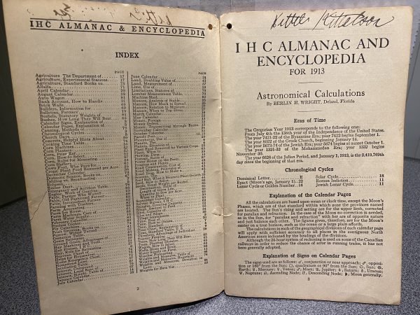 IHC Almanac en Encylopedia  1913 - Afbeelding 2