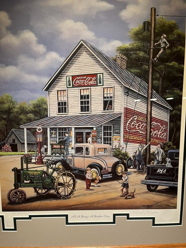John Deere /Coca cola  schilderij - Afbeelding 2