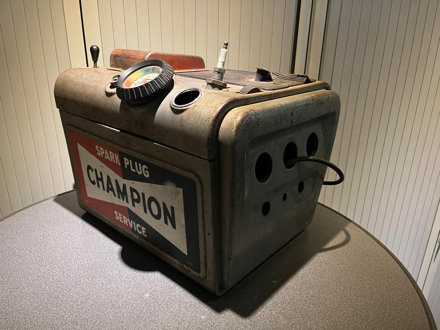 Vintage Champion spark plug cleaner