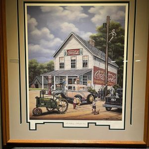 John Deere /Coca cola  schilderij