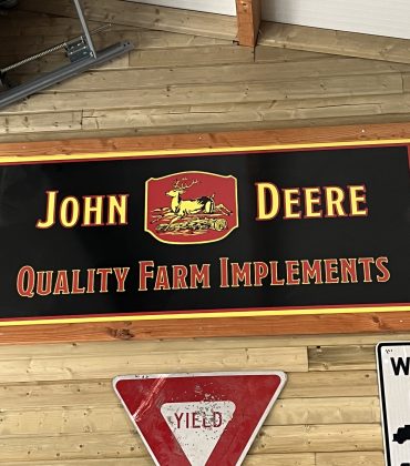 John Deere sign