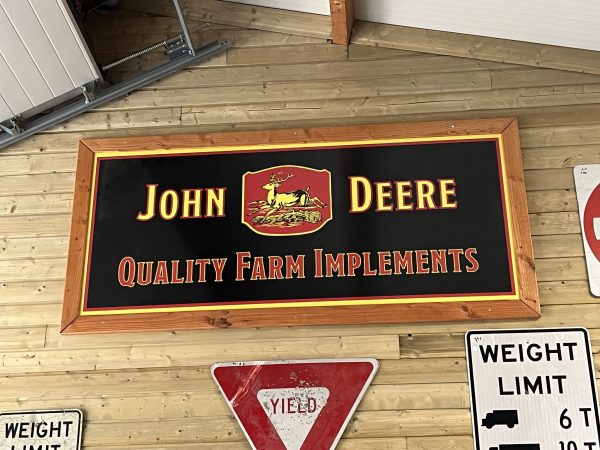 John Deere sign