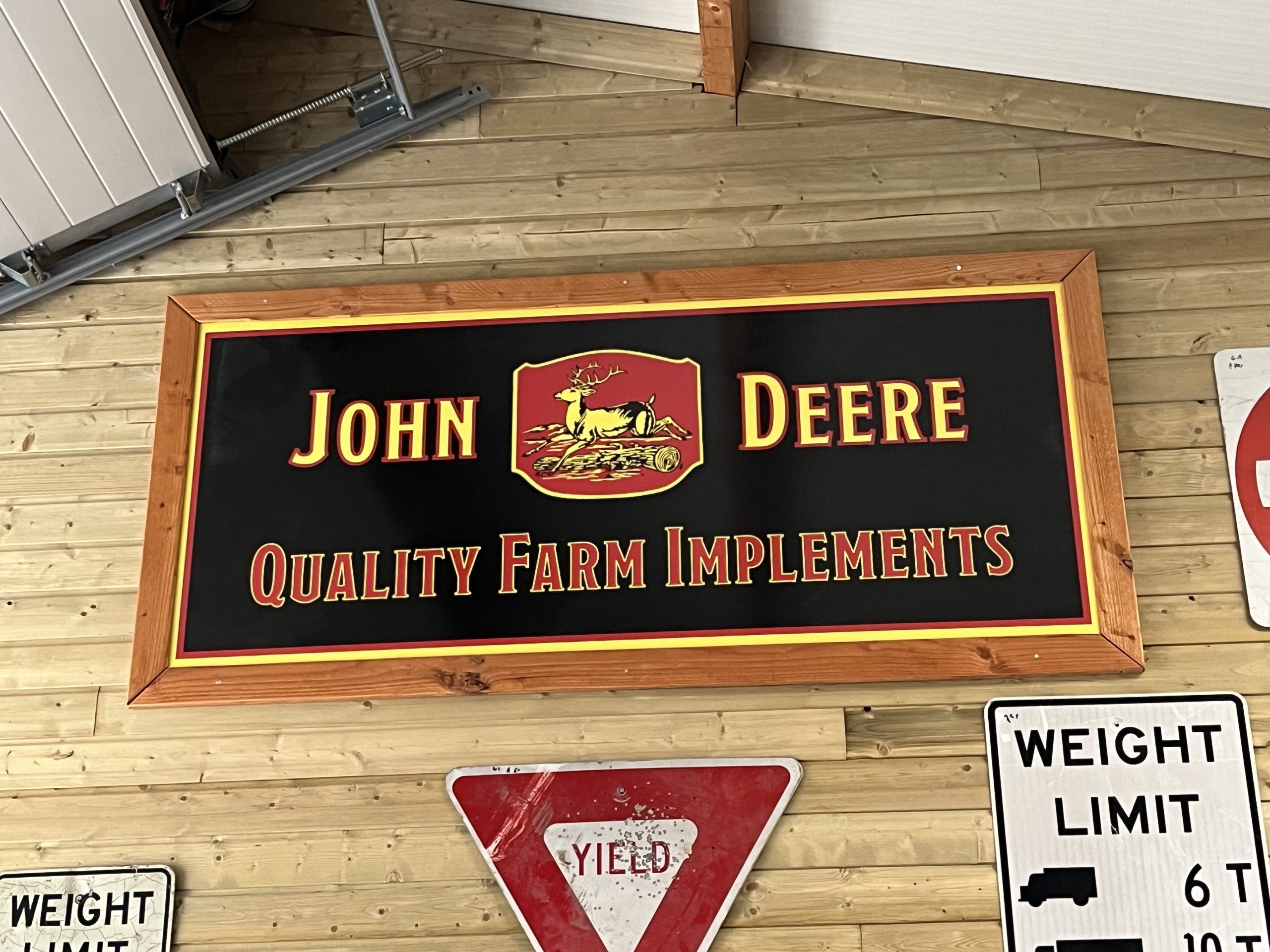 John Deere sign