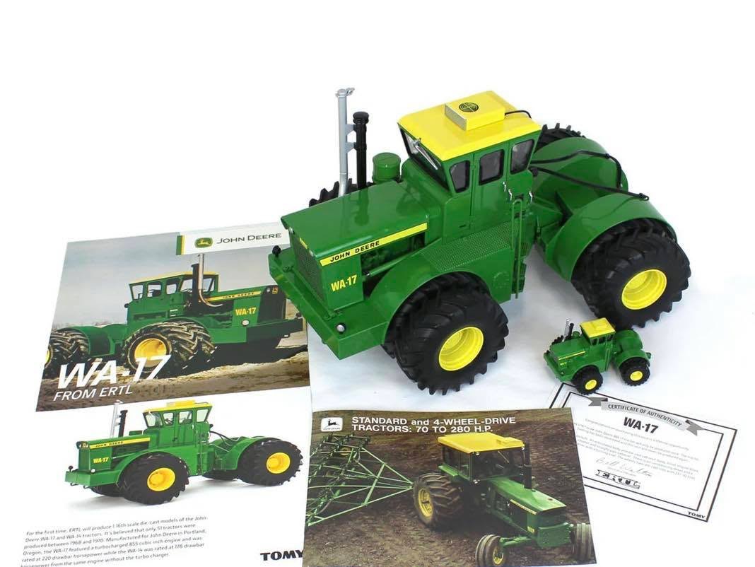 John Deere WA 14 en 17 set Ertl toy - Image 11